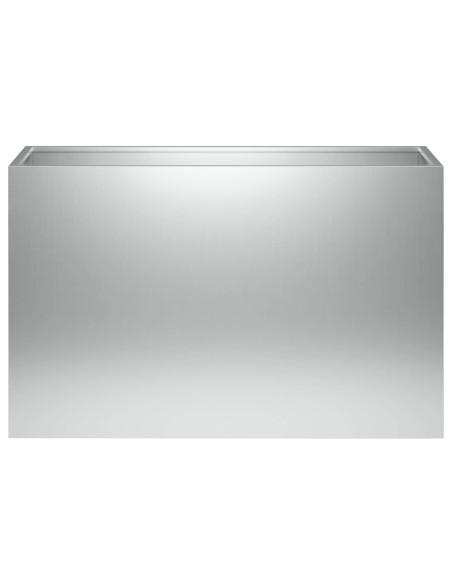 Vaso da giardino Argento 80 x 40 x 50 cm Acciaio zincato