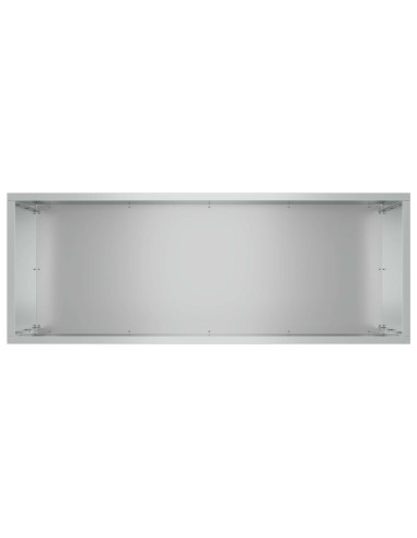 Vaso da giardino Argento 80 x 40 x 50 cm Acciaio zincato
