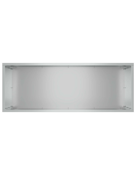 Vaso da giardino Argento 80 x 40 x 50 cm Acciaio zincato