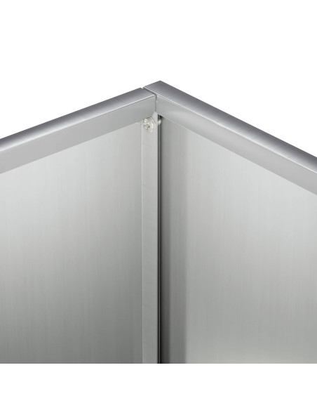 Vaso da giardino Argento 80 x 40 x 50 cm Acciaio zincato