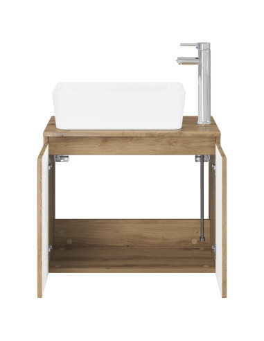 Set di mobili per il bagno Rovere Artigianale