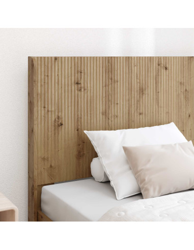Struttura del letto con stoccaggio e testata Rovere Artigianale