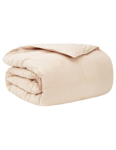 Set di Piumoni 2 pz 137 x 200 cm Tutte le stagioni Beige 2