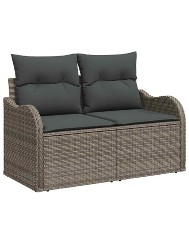 Set di divani 5 pz Grigio e Grigio Scuro