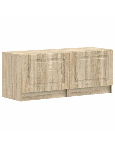 Mobile TV LED a 5 pezzi Rovere Sonoma Legno ingegnerizzato