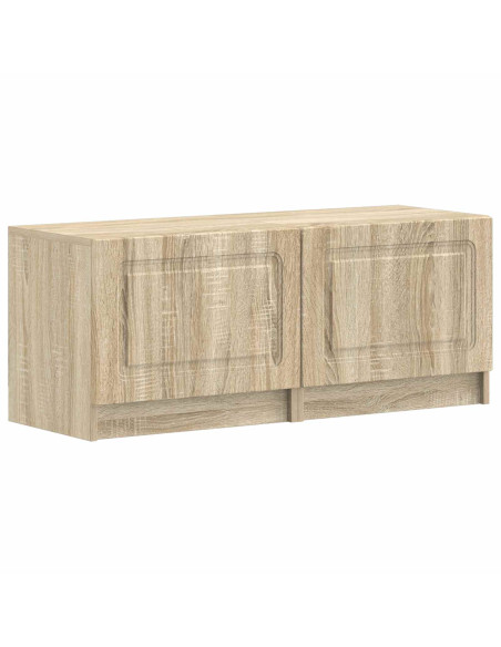 Mobile TV LED a 5 pezzi Rovere Sonoma Legno ingegnerizzato