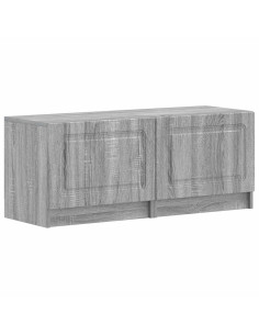 Mobile TV LED a 5 pezzi Sonoma grigio Legno ingegnerizzato 2