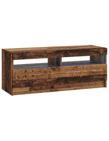 Mobile TV LED a 5 pezzi Legno antico Legno ingegnerizzato