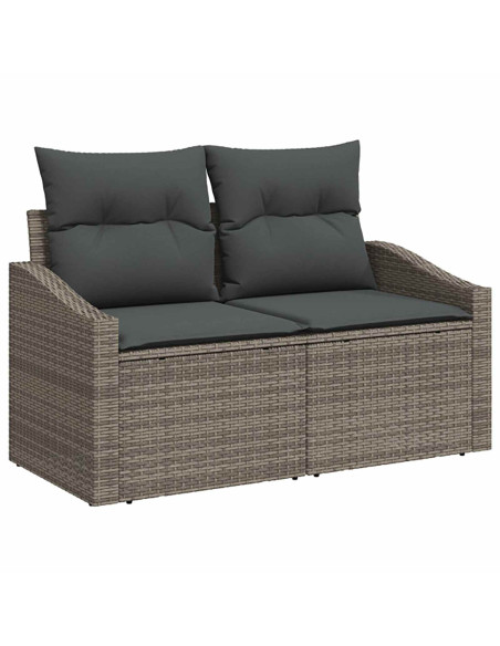 Set di divani 8 pz Grigio e Grigio Scuro
