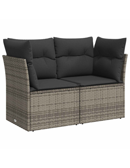 Set di divani 8 pz Grigio e Grigio Scuro