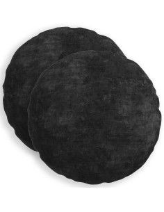 Federa 2 pz HEERLEN Antracite Ø 40 cm Tessuto Chenille