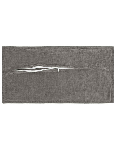 Federa 6 pz HOUTEN Grigio Scuro 40 x 80 cm Tessuto Chenille
