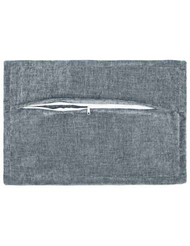 Federa 6 pz HOUTEN Azzurro 50 x 70 cm Tessuto Chenille