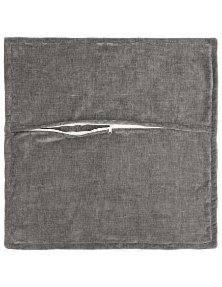 Federa 2 pz HOUTEN Grigio Scuro 55 x 55 cm Tessuto Chenille