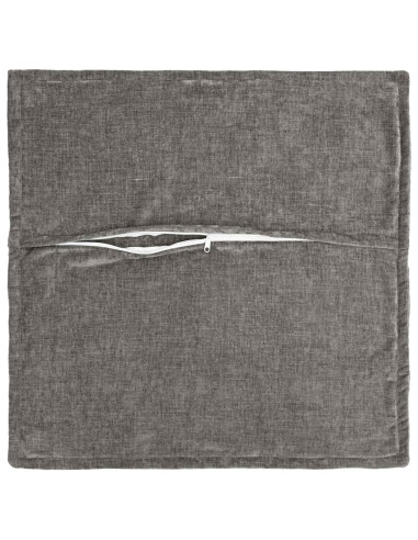 Federa 2 pz HOUTEN Grigio Scuro 55 x 55 cm Tessuto Chenille