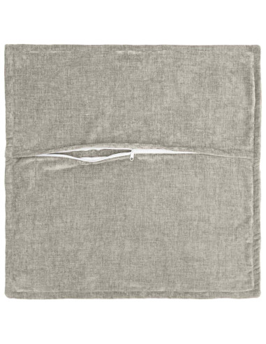 Federa 2 pz HOUTEN Grigio Chiaro 55 x 55 cm Tessuto Chenille