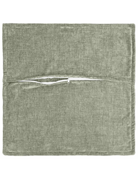Federa 2 pz HOUTEN Verde 55 x 55 cm Tessuto Chenille