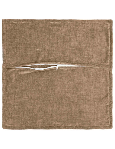 Federa 2 pz HOUTEN Marrone 55 x 55 cm Tessuto Chenille