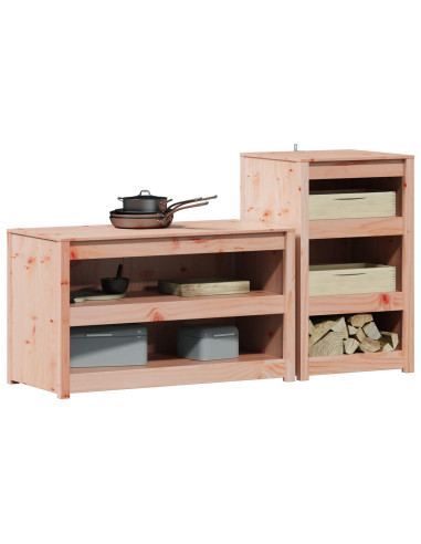 Mobile da cucina da esterno MEPPEL 2 pz Bianco