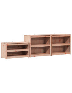 Mobile da cucina da esterno MEPPEL 3 pz Bianco 2