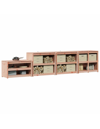 Mobile da cucina da esterno MEPPEL 4 pz Bianco