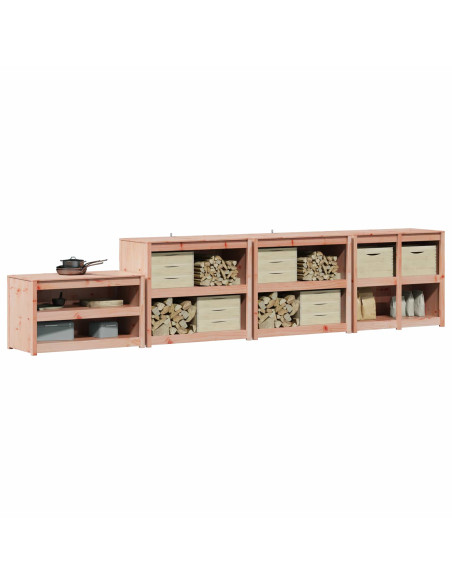 Mobile da cucina da esterno MEPPEL 4 pz Bianco