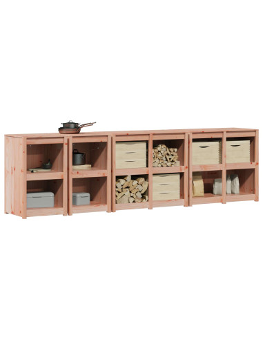 Mobile da cucina da esterno MEPPEL 4 pz Douglas Naturale