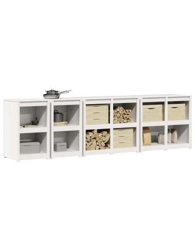 Mobile da cucina da esterno MEPPEL 4 pz Bianco