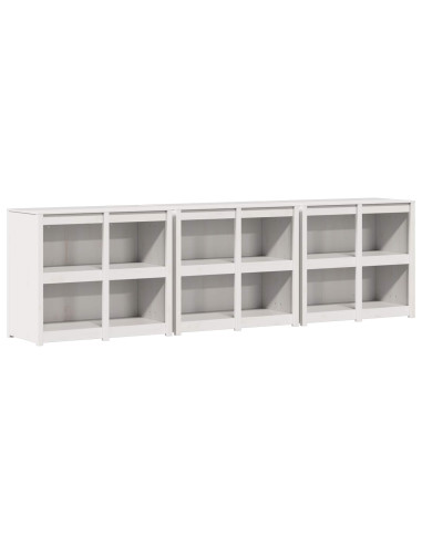 Mobile da cucina da esterno MEPPEL 3 pz Bianco
