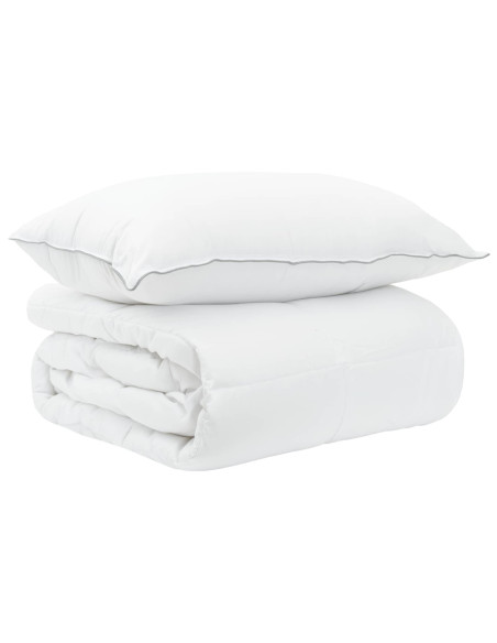 Set Duvet e Cuscino da Letto 2 pz 137 x 200 cm Estate 1800 g/pc