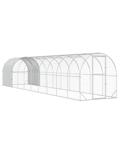 Pollaio Argento 1000 x 200 x 200 cm Acciaio zincato