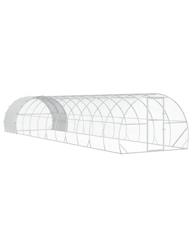 Pollaio Argento 1200 x 300 x 200 cm Acciaio zincato