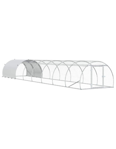 Pollaio Argento 800 x 150 x 100 cm Acciaio zincato
