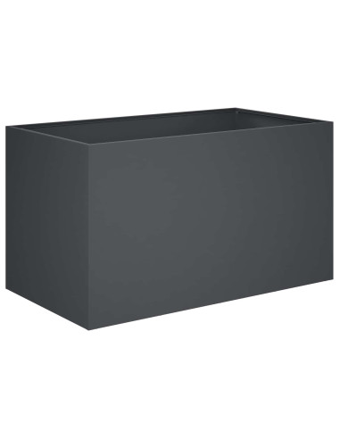 Vaso da giardino Antracite 80 x 50 x 50 cm