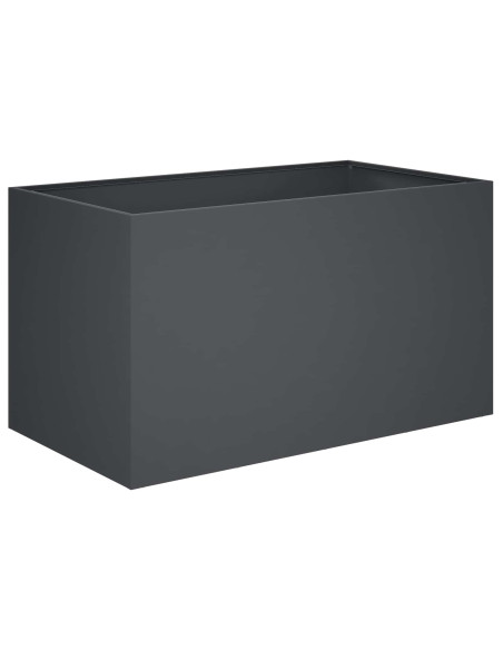 Vaso da giardino Antracite 80 x 50 x 50 cm