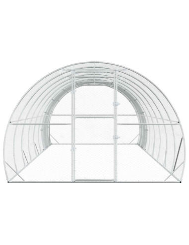 Pollaio Argento 800 x 300 x 200 cm Acciaio zincato