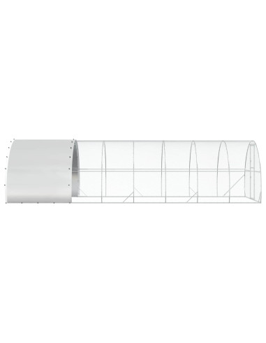 Pollaio Argento 800 x 300 x 200 cm Acciaio zincato