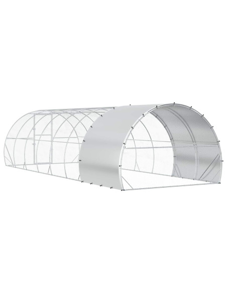 Pollaio Argento 800 x 300 x 200 cm Acciaio zincato