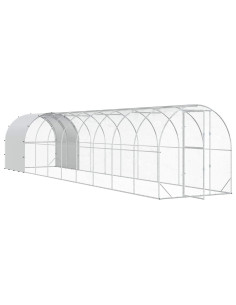 Pollaio Argento 1000 x 200 x 200 cm Acciaio zincato 2
