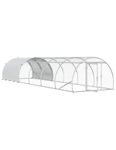 Pollaio Argento 600 x 150 x 100 cm Acciaio zincato 2