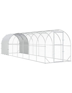 Pollaio Argento 800 x 200 x 200 cm Acciaio zincato 2