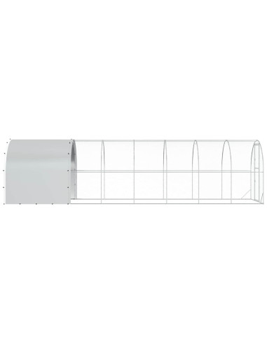Pollaio Argento 800 x 200 x 200 cm Acciaio zincato