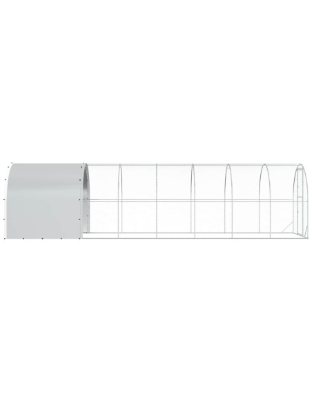 Pollaio Argento 800 x 200 x 200 cm Acciaio zincato