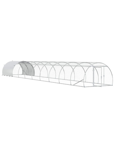 Pollaio Argento 1000 x 150 x 100 cm Acciaio zincato
