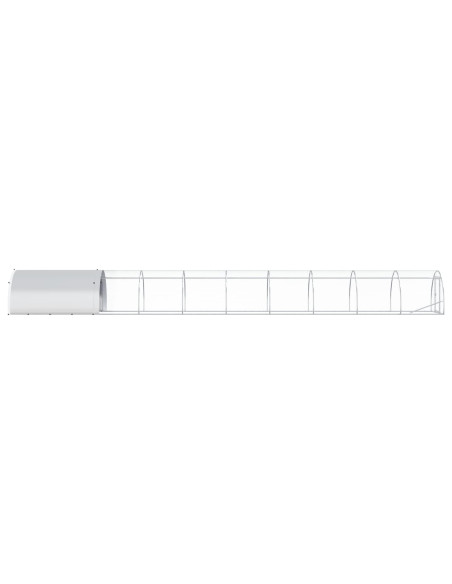 Pollaio Argento 1000 x 150 x 100 cm Acciaio zincato