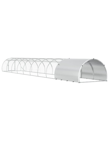 Pollaio Argento 1000 x 150 x 100 cm Acciaio zincato
