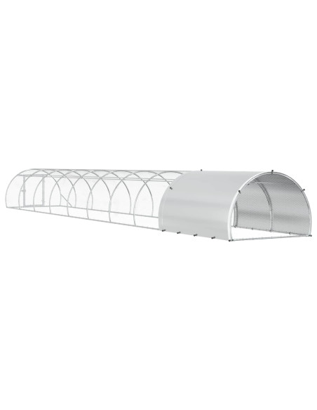 Pollaio Argento 1000 x 150 x 100 cm Acciaio zincato