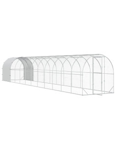 Pollaio Argento 1200 x 200 x 200 cm Acciaio zincato 2