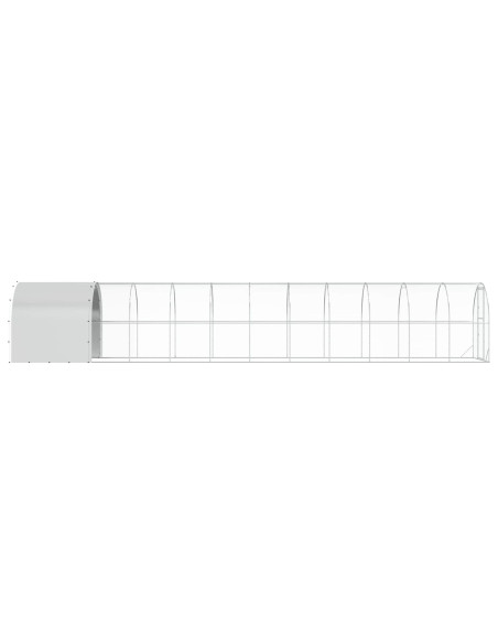 Pollaio Argento 1200 x 200 x 200 cm Acciaio zincato