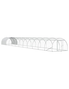 Pollaio Argento 1200 x 150 x 100 cm Acciaio zincato 2